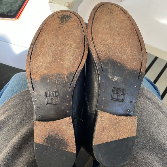 Frye Trapunto riding boots - Picture 3 of 4